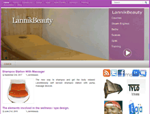 Tablet Screenshot of lannikbeauty.com
